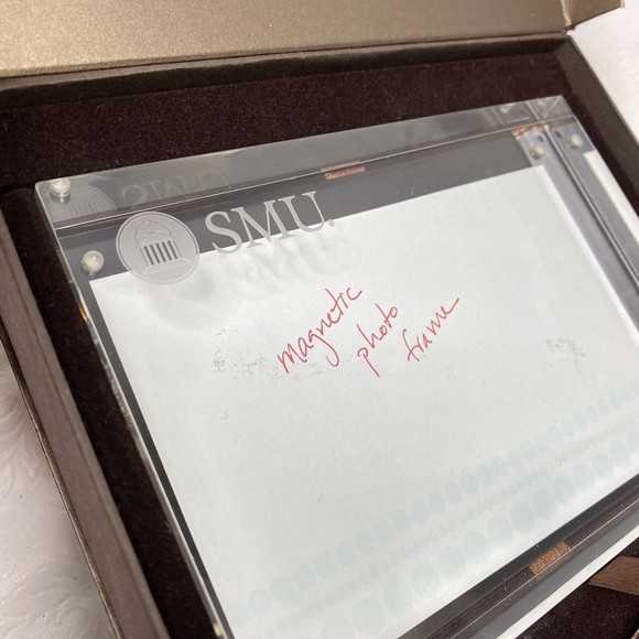 SMU Lucite Picture Frame and Keychain Gift Set - Picture 5 of 7